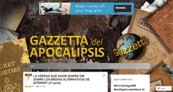 Desktop Screenshot of gazzettadelapocalipsis.com